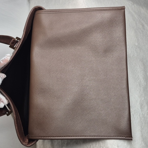 Burberrys Vintage Olive & Brown Plaid Tote Bag - Picture 13 of 17